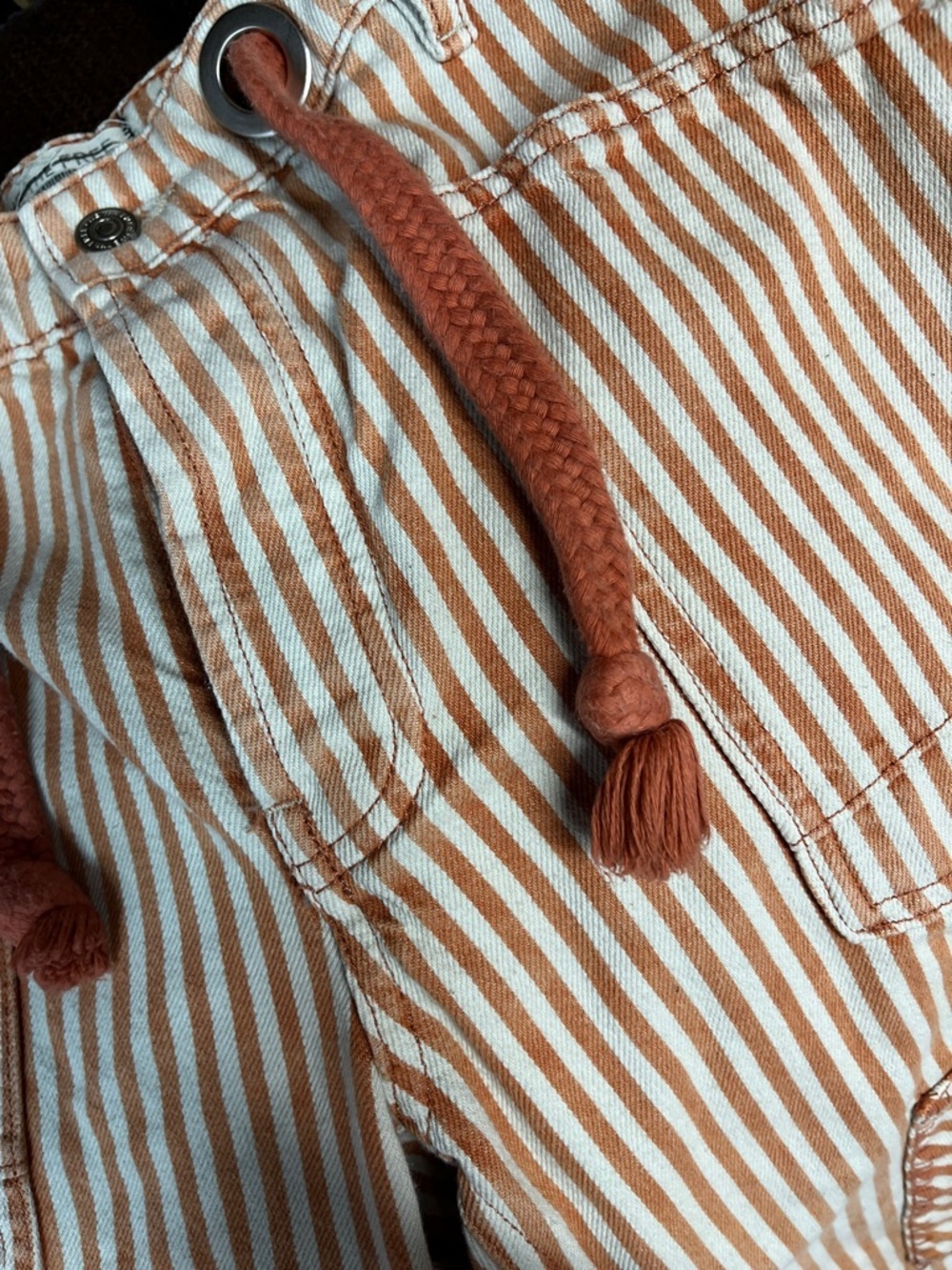 Free People Moxie striped railroad Pants 28 - Picture 8 of 10
